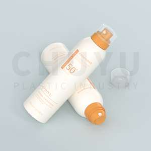 Atomizador de Bomba Redonda de PET Reciclable de 300 ml Personalizado para Cosméticos, Protector Solar, Tónico Facial Hidratante - Product Image 3