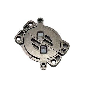 Conector de escritorio de aleación de zinc, color negro, junta circular para unir paneles de madera, accesorio de ferretería - Product Image 5