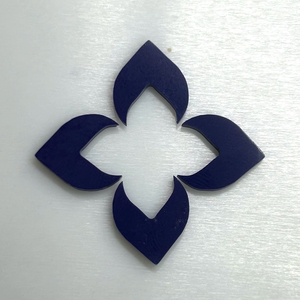 Grande coquille de nacre blanche naturelle, taille 40x40x2mm, fleur de trèfle <span class=keywords><strong>Robert</strong></span>, pierres précieuses en nacre - Product Image 5