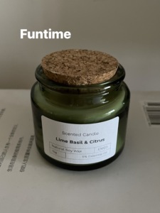 Velas de Cera de Soja con Aroma a Pino en Frascos de Vidrio al por Mayor |   Proveedor de Velas Aromáticas Forestales, Venta Directa de Fábrica al por Mayor - Product Image 5