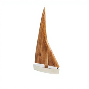 Objets décoratifs en métal et en bois, yacht, accessoires de bureau, accessoires de maison, cadeaux nautiques, objets de décoration de yacht personnalisés, accents de table - Product Image 1