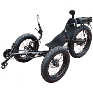 Tricycle électrique chinois à trois roues, vélo couché, vélos à pneus larges pour adultes et personnes âgées - Product Image 6