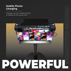 Station de recharge mobile ultra-rapide Y2 Power UMA Power Floor Stand PD20W pour lieux publics, optionnelle avec paiement par code QR et câble - Product Image 6