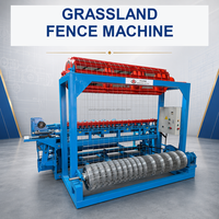 Machine de fabrication de clôtures entièrement automatique pour pâturages de bétail à charnières articulées, composants moteur Wanzhong WZ-1652A ISO9001/CE