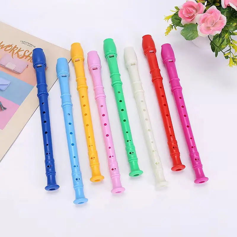 colorful flute plastic musical instrument seven-hole flute