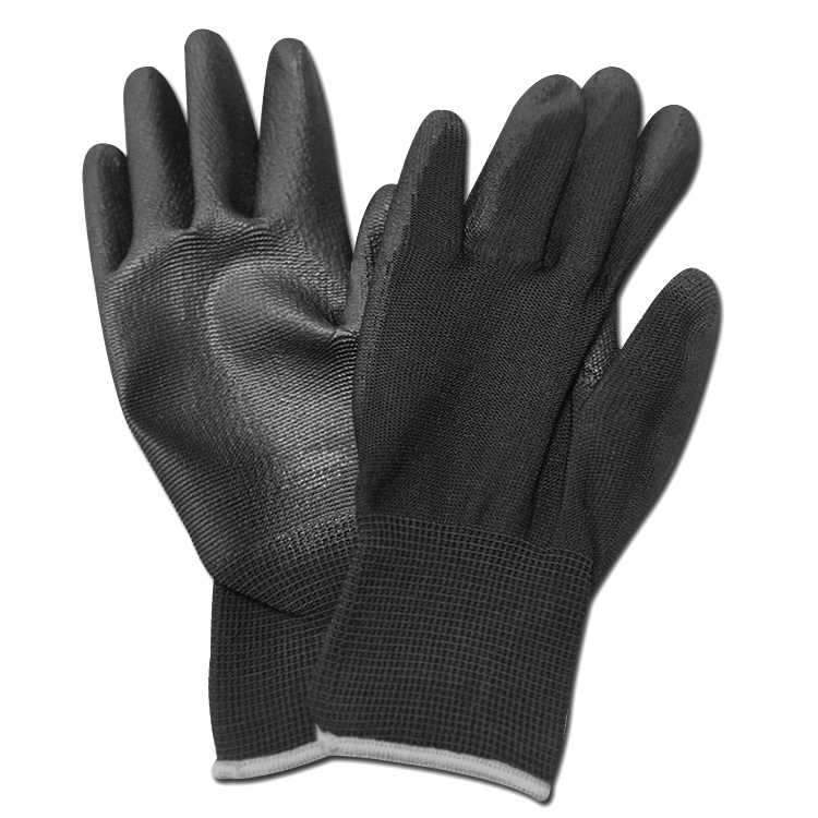 Превосходное качество, рабочие перчатки общего назначения с полиуретановым покрытием для производства оборудования