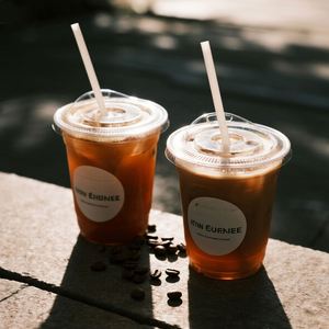Custom logo 8 12 16 24 oz Disposable Pet Transparent Custom Coffee Bubble Milk Tea Smoothie <b>Plastic</b> <b>Cups</b> for <b>Drink</b> with Lids - Product Image 4