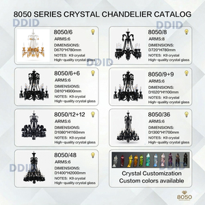 Lámparas <span class=keywords><strong>de</strong></span> araña modernas <span class=keywords><strong>de</strong></span> cristal, lámparas colgantes modernas para techos altos, iluminación <span class=keywords><strong>de</strong></span> araña, lámpara colgante - Product Image 6