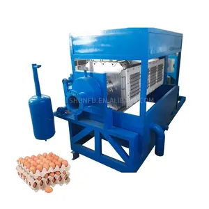 Drum Type Egg Tray Machine Waste Paper Processing Tray Production Line For Paper egg tray factory