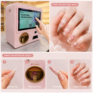 Machine à peindre les ongles miniature DIY en couleur, imprimante 3D pour ongles, équipement pour salon/cinéma/salle <span class=keywords><strong>d</strong></span>'exposition - Product Image 3