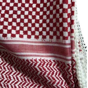 New Arrival Men Shemagh Keffiyeh <strong>Scarf</strong> Arab Palestine <strong>Black</strong> on <strong>White</strong> Kufiya Arafat Hatta Original Brand Polyester Unisex <strong>Scarf</strong> - Product Image 3