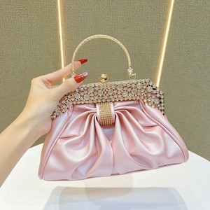 Nouvelle <span class=keywords><strong>Pochette</strong></span> de Soirée Tendance 2026 pour <span class=keywords><strong>Femme</strong></span>, Sac à Main Rigide Diamanté <span class=keywords><strong>avec</strong></span> Chaîne Amovible, Fermoir Anneau Ovale en Strass - Product Image 4