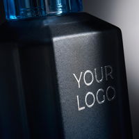 LF Luxury Parfums Dubai Scents Collection Flacon en verre bleu givré Parfum longue durée Qualité de designer originale Brume aromatique