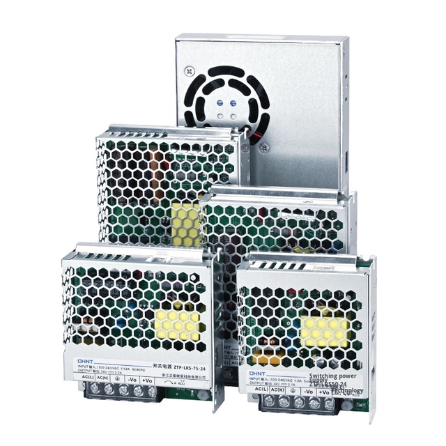 Chint LRS AC-DC Switching Power Supply 220V 5V/12V/24V/36V/48V 5A Overload Overtemperature Protection Model S-350W Mainland