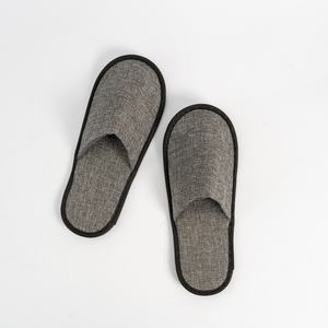 Zapatilla de Hotel de lino natural, <span class=keywords><strong>calzado</strong></span> higiénico antibacteriano para invitados, Spa Resort, comodidades de baño, retiro de bienestar, <span class=keywords><strong>sanitario</strong></span> limpio - Product Image 2