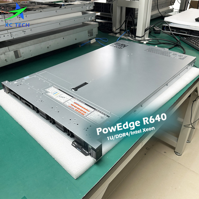 Refurbished Used Dells EMC PowerEdge R640 1U Virtualization Rack Server with Intel Xeon Gold 6230N Processors/16G RAM/600G HDD