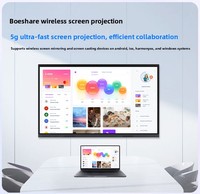 Интерактивная панель BOE E4 55 дюймов 4K с ИК-сенсором, Android 14, WiFi-6 для выставок и офисов