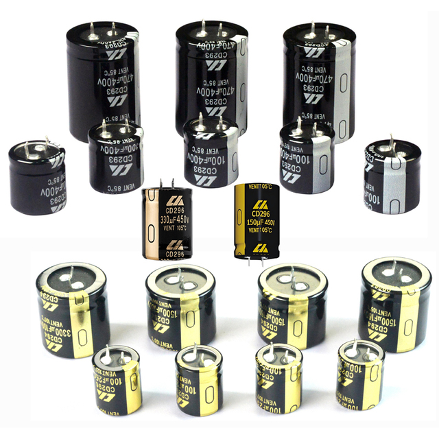 Factory Supplies Wholesale160uf 180uf 220uf 330uf 450uf 500uf 680uf 1000uf 500v 250v 450v Dip Aluminum Electrolytic Capacitor