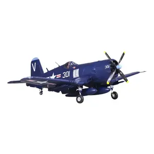 FMS 1400mm F4U RC Airplane Blue PNP Radio Control Warbird Outdoor Foam Assembly Model Plane Aircraft 8 Minutes