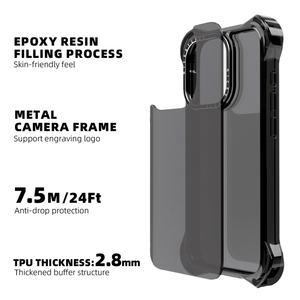 Funda Transparente Anti-Impactos de 7M para iPhone 14 Pro Max, Funda Protectora Rígida de TPU para iPhone 15 Pro Max - Product Image 3