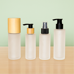 Bouteilles en verre transparent Frost pour cosmétiques Gamme 20ml-150ml avec pulvérisateur à pompe pour stockage de parfum liquide - Product Image 6