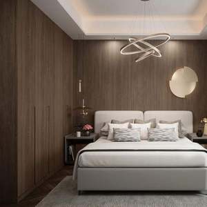 Ensemble de meubles de rangement pour chambre à coucher, armoire en bois moderne personnalisée, design pour chambres à coucher modernes - Product Image 2