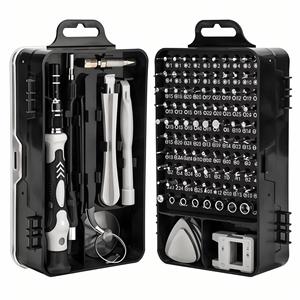 Juego de destornilladores de precisión 115 en 1, juegos de puntas de destornillador profesional, herramienta de reparación electrónica magnética para reloj de cámara de ordenador - Product Image 1