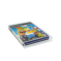 PS2 Jeu Acrylique Vitrine Cartouche Jeu Vidéo Vitrine Acrylique Protecteur Pour Sony PlayStation GAMECUB