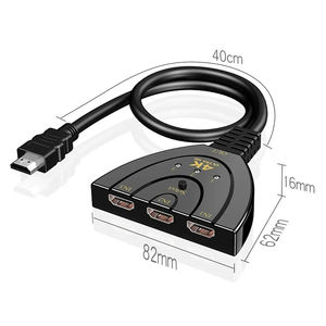 Commutateur KVM compatible 4K 2K 3D 3 entrées 1 sortie Mini Hub de commutation vidéo 3 ports 1080P pour DVD HDTV Xbox PS3 PS4 - Product Image 6