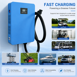 <b>72v</b> 80a 6400w High Power 1-phase <b>Battery</b> Charger for Vehicles Agvs Solar Systems With Lcd Display - Product Image 4