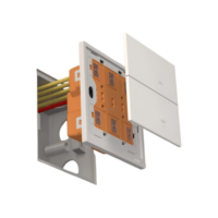 Commutateur de verre intelligent d'hôtel 2025 Commutateur intelligent Zigbee sans fil d'hôtel intelligent Tuya avec application Smart Life et commande vocale Alexa google