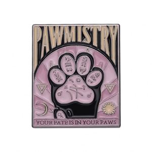 New Design Animal Tarot Custom Enamel <b>Pin</b> Pink Black Cat <b>Hat</b> <b>Pins</b> Lapel Badge - Product Image 3