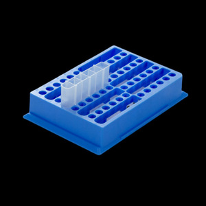 Soporte de plástico multiusos CIDA para placas de laboratorio, tubos de centrífuga, tubos EP y tubos de PCR de 8 pocillos - Product Image 4
