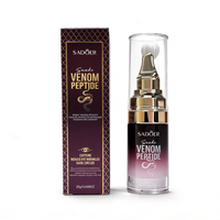 Crème Contour des Yeux Anti-Rides au Venin de Serpent et à la Caféine avec Acide Hyaluronique pour les Cernes, Hydratante et Nourrissante