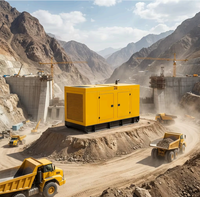 Générateur diesel sur remorque 50-160 kW, super silencieux, triphasé 50/60 Hz, ATS, mobile, extérieur, dernière génération