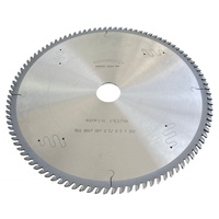 Lame de scie TCT haute précision 75Cr1 pour plaques, 255-305 mm (10-12 pouces), pour aluminium, stratifié, panneaux agglomérés et plastiques durs