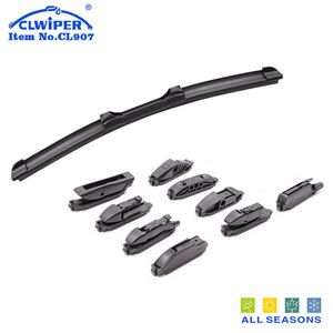 Clwiper ที่ปัดน้ำฝนรถยนต์, อุปกรณ์ตกแต่งรถยนต์ที่ปัดน้ำฝนกระจกหน้าแบบนิ่มพร้อมอะแดปเตอร์9ตัวสำหรับรถยนต์90% คัน - Product Image 4