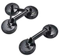 Lève-vitre manuel en aluminium robuste avec ventouse, fixateur de joint de sol personnalisé avec tireur, support de carrelage