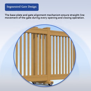 Modern Automatic Aluminum Alloy Sliding <b>Gate</b> Custom Color for House Factory Direct From Philippines for School Hospital Home Use - Product Image 5