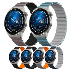 <span class=keywords><strong>Bracelet</strong></span> de <span class=keywords><strong>montre</strong></span> magnétique en silicone 22mm pour Samsung <span class=keywords><strong>Garmin</strong></span> Smart Watch <span class=keywords><strong>Bracelet</strong></span> de remplacement sport souple et élastique réglable pour hommes femmes - Product Image 1