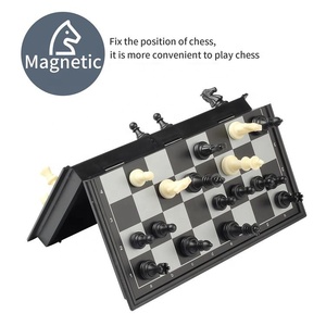 Tablero de <span class=keywords><strong>ajedrez</strong></span> magnético plegable de vinilo, piezas grandes de plástico para exteriores, a la venta - Product Image 3