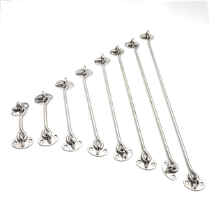 Crochet d'intimité en acier inoxydable Loquet de porte à œil facile à verrouiller 3 <span class=keywords><strong>4</strong></span> 6 8 10 12 14 16 pouces pour hôtels de grange cuisines salons hôpitaux - Product Image 2