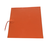 Plaque chauffante en caoutchouc silicone ZR 230V 300mmX300mm 350W pour imprimante 3D
