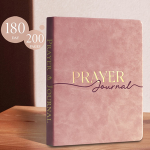 Tùy Chỉnh Thiết Kế A5 Máy Tính Xách Tay Xoắn Ốc Ràng Buộc Chủ Đề-Đường May Tạp Chí Cá Nhân 180 Ngày Cầu Nguyện Da Tạp Chí - Product Image 1