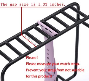 RUIMEI – support de bande de montre pour Apple, support de bande de montre intelligente en silicone, affichage de bande de montre à rainure pour Apple Watch - Product Image 4