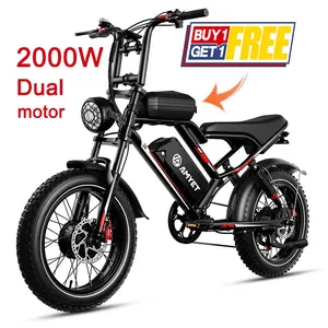 Armazém dos EUA Estoque 20 polegadas Bicicleta Elétrica Dobrável 2000W Motor E-bike Fat Tire E Bike Bicicleta Elétrica Mountain Bike