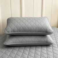 Drap-housse imperméable en polycoton, protège-matelas matelassé losanges, couvre-lit élastique tailles King, Queen, Twin – Vente en gros