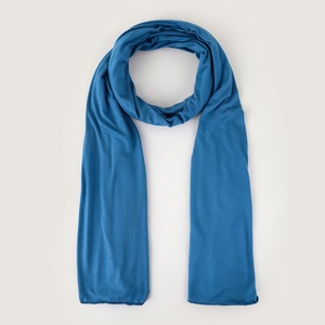 Pañuelo Hijab de Algodón Mercerizado de Color Sólido, Elegante y Sencillo, Cubrecabeza Islámico para Mujer, Chal Largo Suave Musulmán para Uso Diario - Product Image 6