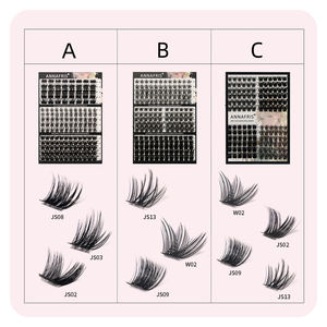 ANNAFRIS - Bandeja <span class=keywords><strong>de</strong></span> Pestañas Postizas Semi-Manuales para Extensiones <span class=keywords><strong>de</strong></span> Pestañas en Racimo, 14 Filas, Gran Capacidad, Pestañas Individuales Mixtas, Fibra Sintética - Product Image 3