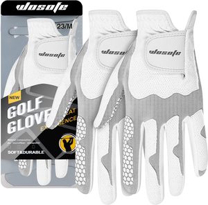 Venta al por mayor de tela de microfibra personalizada antideslizante y resistente al desgaste hombres mano izquierda guante de golf - Product Image 1